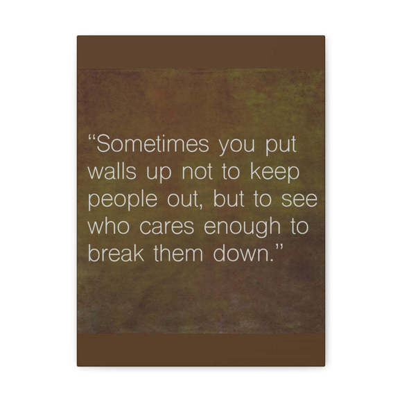 Inspirational Wall Art See Who Cares Enough Motivation Wall Decor for Home Offic